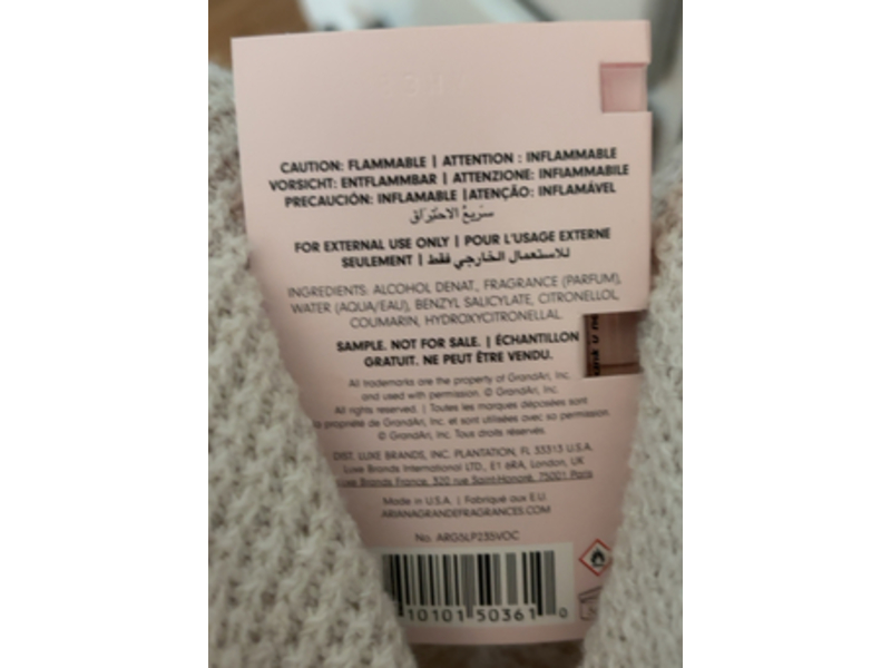 Ariana Grande Eau De Parfum, 0.05 fl oz/1.5 mL