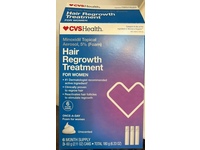 CVS Health Hair Regrowth Treatment, Minoxidil Topical Aerosol 5%, Unscented, 2.11 oz/60 g, 3 Count - thumbnail 2