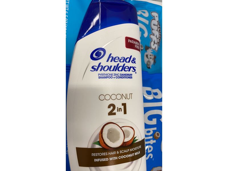 Head & Shoulders 2 In 1 Shampoo + Conditioner, Coconut, 13.5 fl oz/400 ml