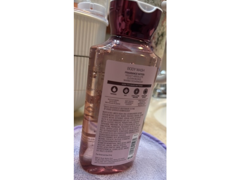 Bath & Body Works Body Wash, Very Violet, 10 fl oz/295 mL