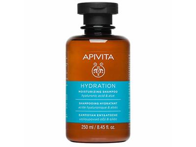 Apivita Hydration Moisturizing Shampoo, Hyaluronic Acid & Aloe, 8.45 fl oz/250 mL