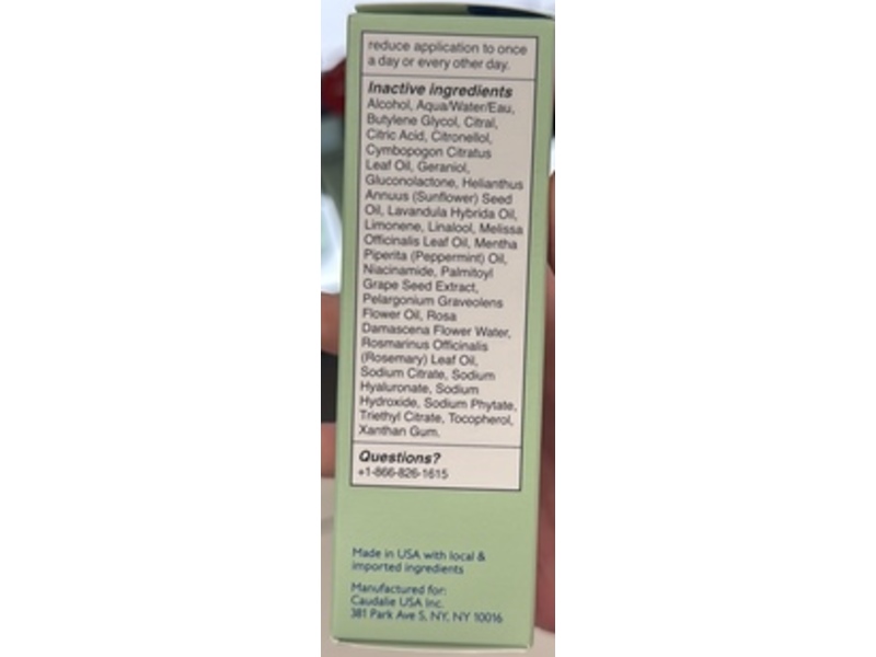 Caudalie Vinopure Acne Serum, 1 fl oz/30 mL