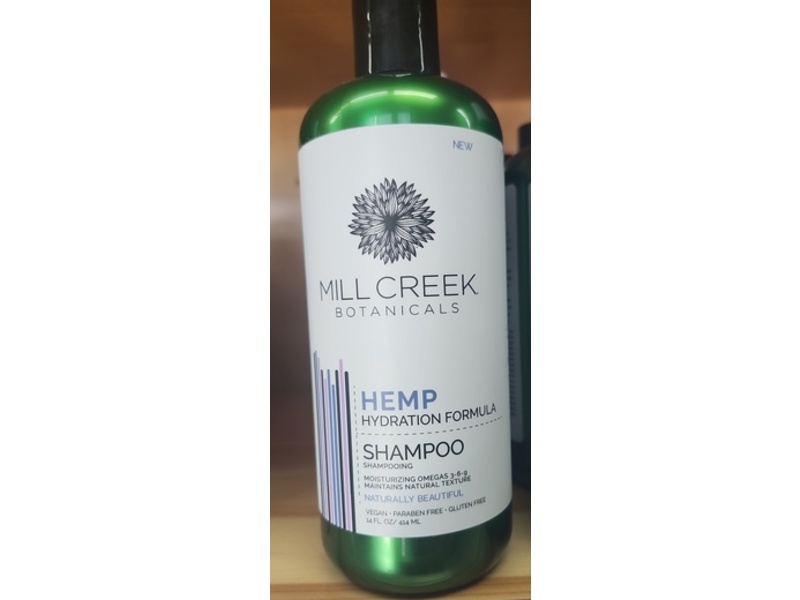 Mill Creek Botanicals Hydrating Shampoo, Hemp, 14 fl oz/414 mL