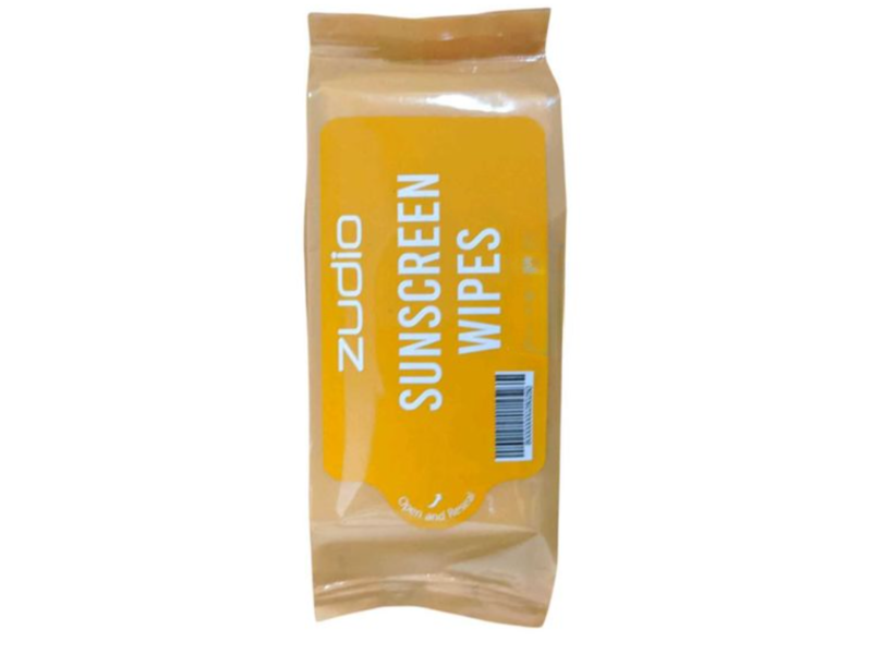 Zudio Sunscreen Wipes, SPF