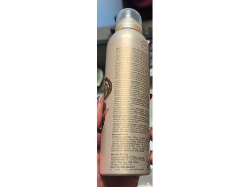 Rituals Intuitia Foaming Shower Gel, Sandalwood & Vanilla Essence, 6.7 fl oz/200 mL