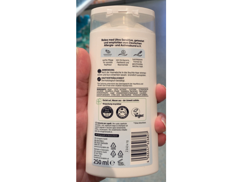 Dm Balea Med Ultra sensitive Hair Conditioner, 250 mL