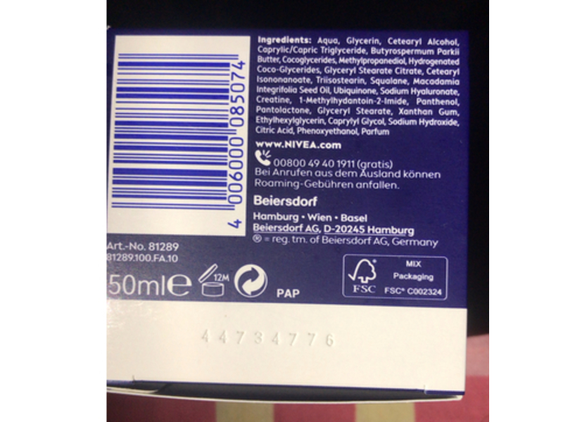 Nivea Q10Power Night Creme, 50 mL