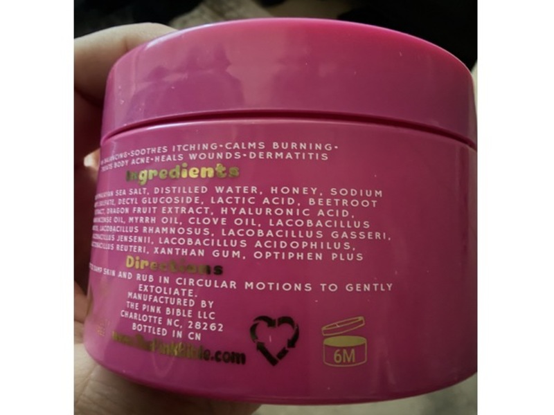 The Pink Bible Pink Honey Body Armor Body Scrub, 8.8 oz/250 g