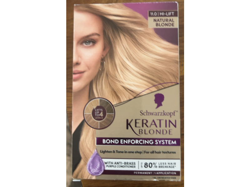 Schwarzkopf Keratin Blonde Bond Enforcing System, 11.0 Natural Blonde, 1 Application