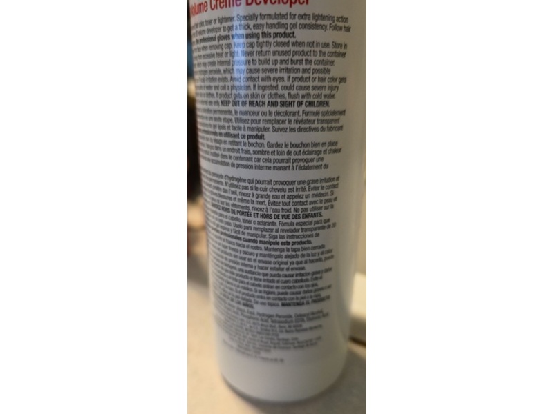 Salon Care Creme Developer, 30 Volume, 16 fl oz/473 mL