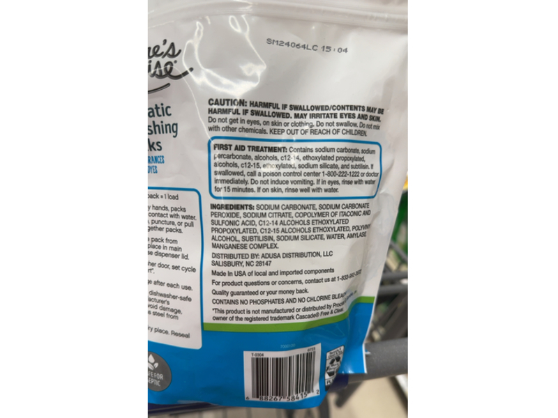 Nature's Promise Automatic Dishwashing Packs, 20 Packs, 8.8 oz/252 g,