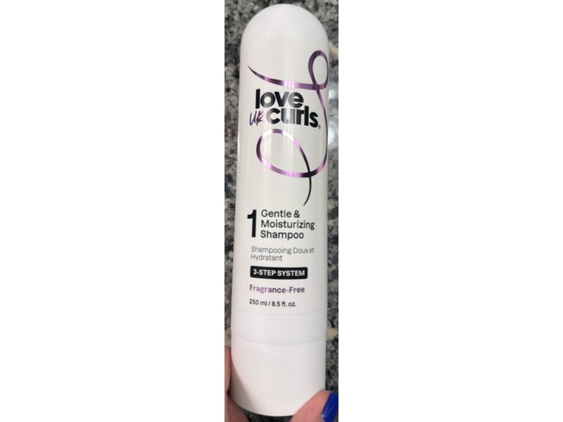 Love Ur Curls Gentle & Moisturizing Shampoo, Fragrance Free, 8.5 fl oz/250 mL