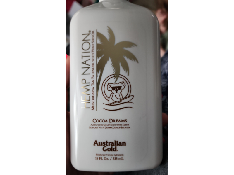 Australian Gold Moisturizing Tan Extender, Cocoa Dreams, 18 fl oz/535 mL
