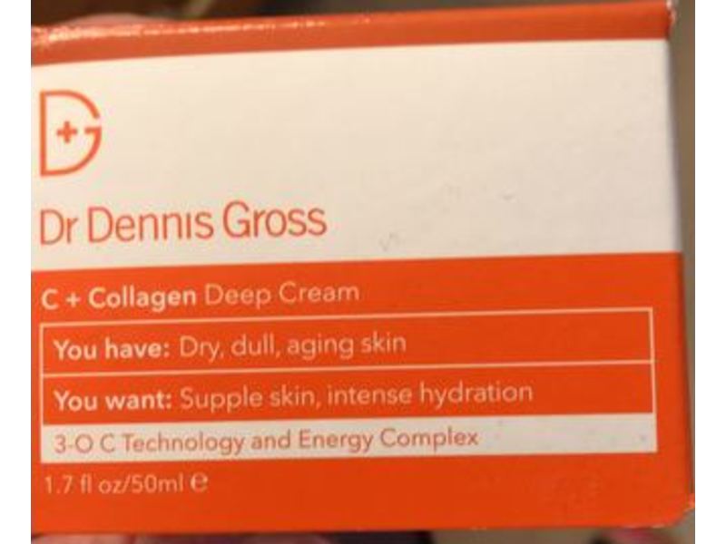Dr Dennis Gross C+ Collagen Deep Cream, 1.7 oz/50 g