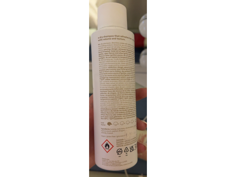 Evo Hair Water Killer Dry Shampoo, 4.3 oz/200 mL