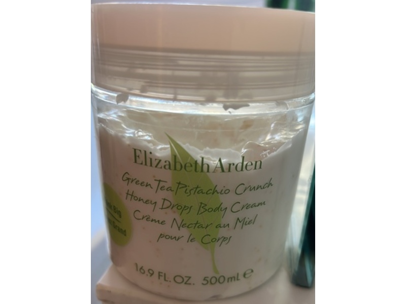 Elizabeth Arden Green Tea Honey Drops Body Cream, Pistachio Crunch, 16.9 fl oz/500 mL