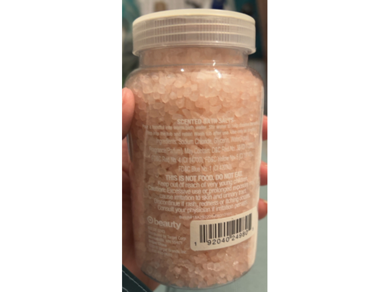 Target Just Peachy Bath Salts, Peach Mango Scented, 14.1 oz/400 g