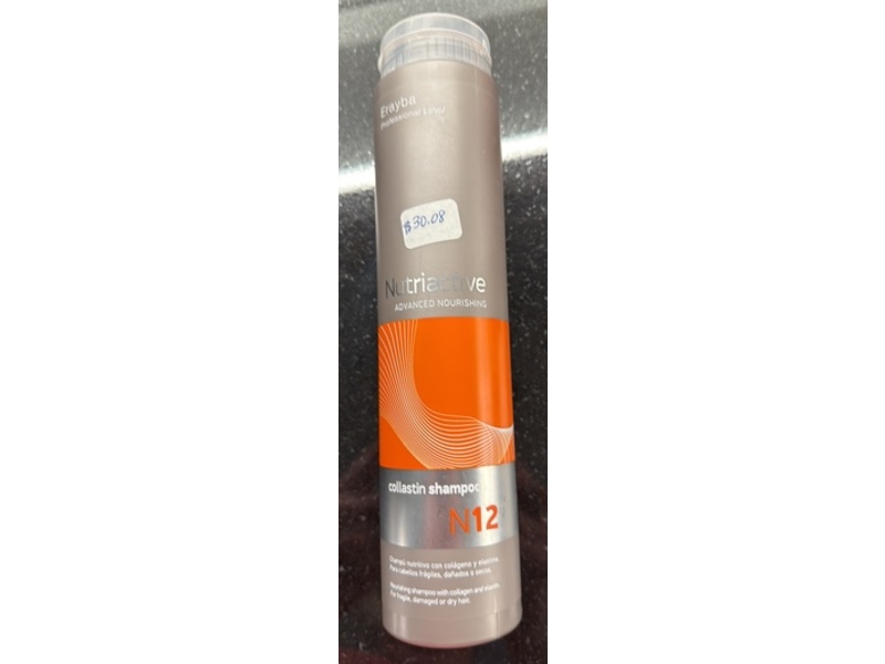 Erayba Nutriactive Advanced Nourishing Collastin Shampoo, N12, 8.5 fl oz/250 mL