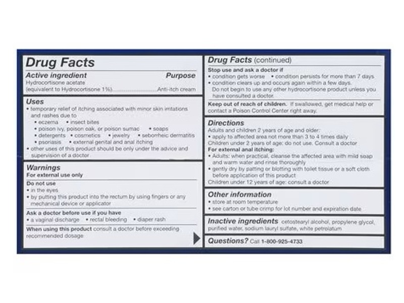 Walgreens Hydrocortisone 1% Cream, 1oz / 28.4g
