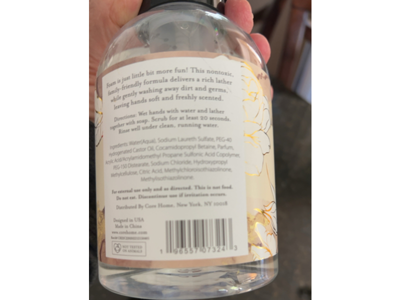 Maison De Base Foaming Hand Soap, Warm Vanilla, 16.9 fl oz/500 mL