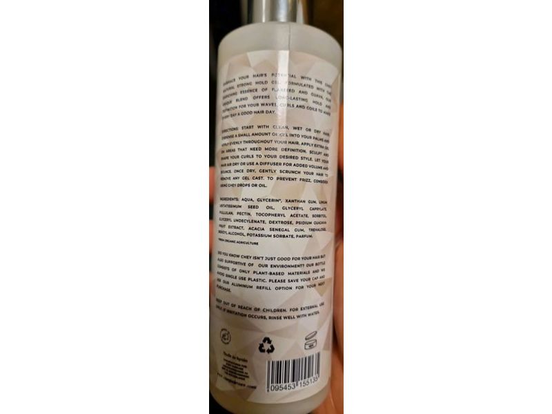 Chey Team Fierce Strong Hold Gel, Flaxseed And Guava, 8.5 fl oz/250 mL