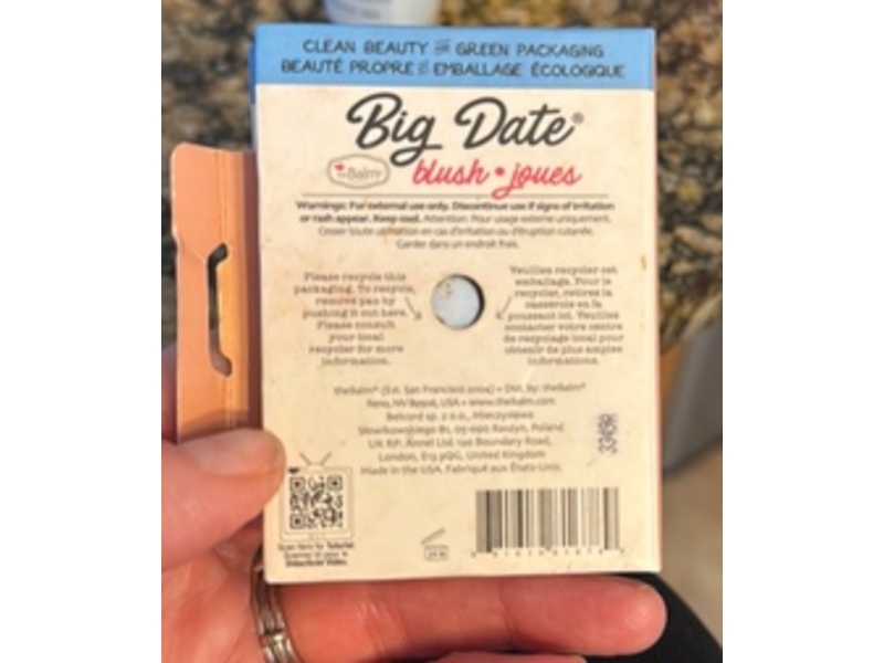the Balm Blush, Big Date, 0.23 oz/6.5 g