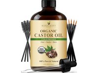 Handcraft Blends Cold-Pressed Organic Castor Oil, 4 fl oz/118 mL - Image 2