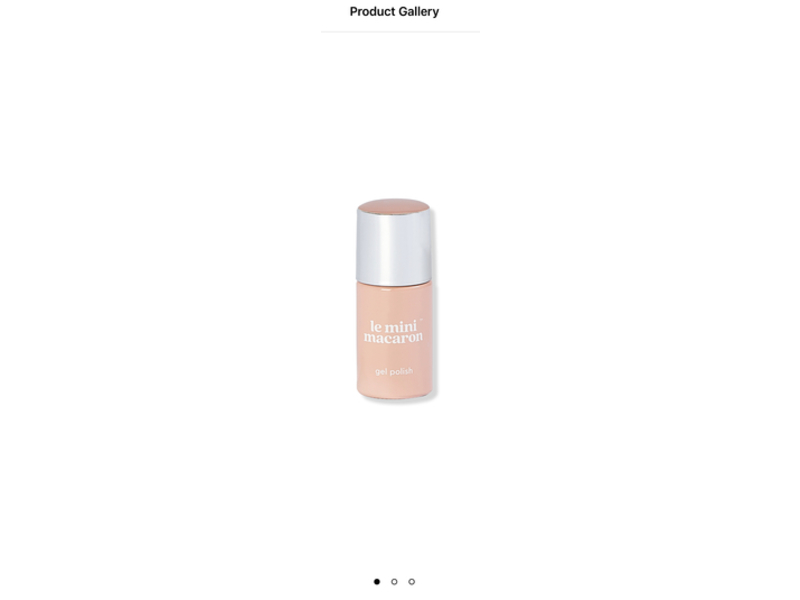 Le Mini Macaron Gel Polish, Nude, 0.33 fl oz/10 mL
