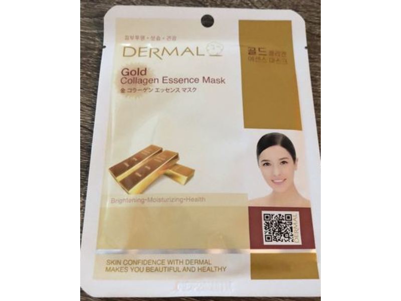 Dermal Gold Collagen Essence Facial Mask, 1 Count