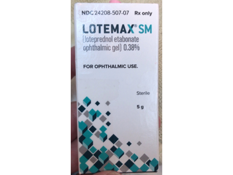 Lotemax SM (Loteprednol Etabonate), Ophthalmic Gel, 0.38%, 5 g (Rx)