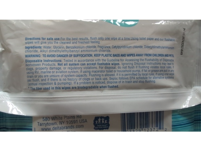 Personal Care Ultra Clean Flushable Wipes, 50 Count