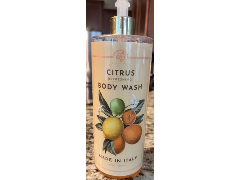 Alchimia Refreshing Body Wash, Citrus, 33.8 fl oz/1000 mL