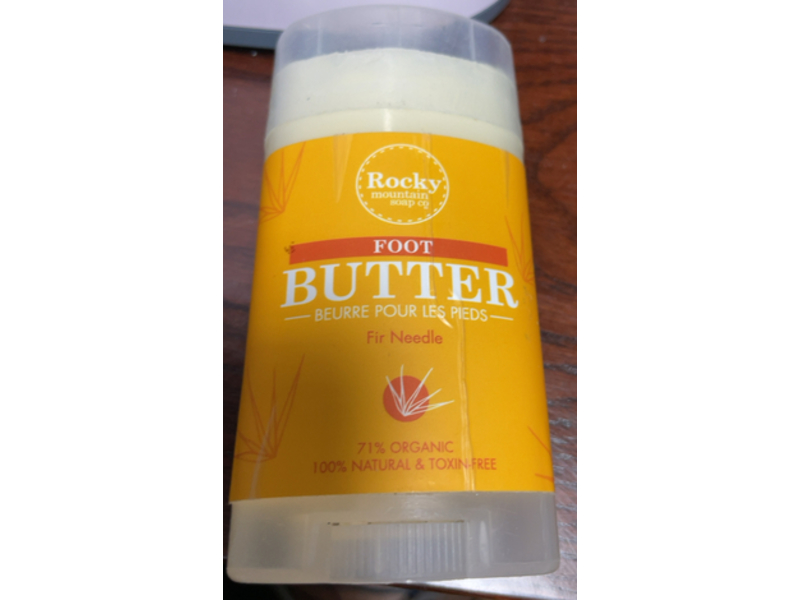 Rocky Mountain Soap Company Foot Butter, Fir Needle, 55 g
