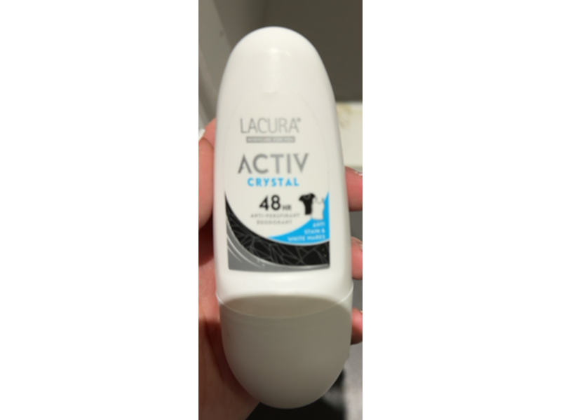 Lacura Antiperspirant Deodorant, Activ Crystal, 50 mL