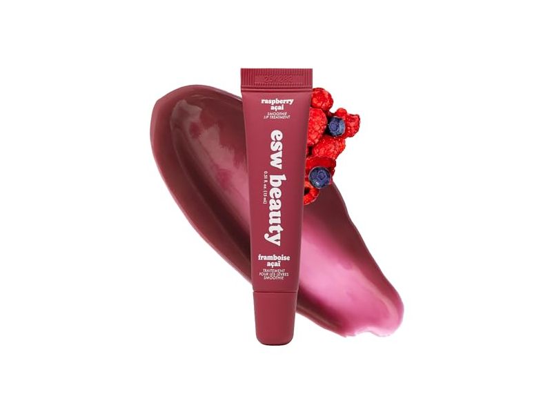 ESW Beauty Smoothie Lip Treatment, Raspberry Acai, 0.51 fl oz/15 mL