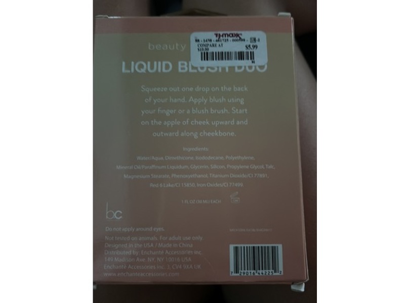 Beauty Concepts Liquid Blush, Peony + Rose, 1 fl oz/30 mL