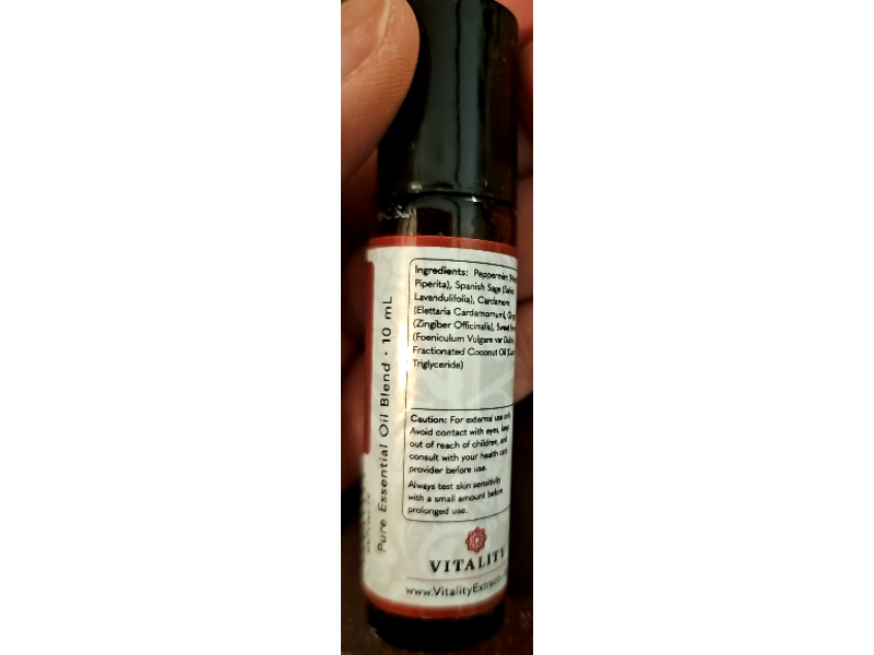 Vitality Extracts Migraine Care Pure Essential Oil Blend, 10 mL