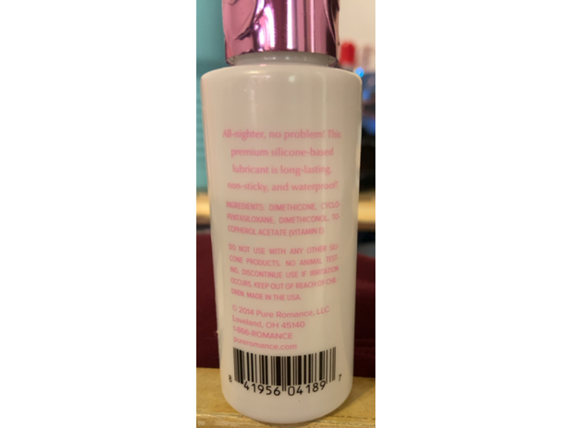 Pure Romance Pleasure Signature Silicon Lubricant , 2 fl oz/60 mL