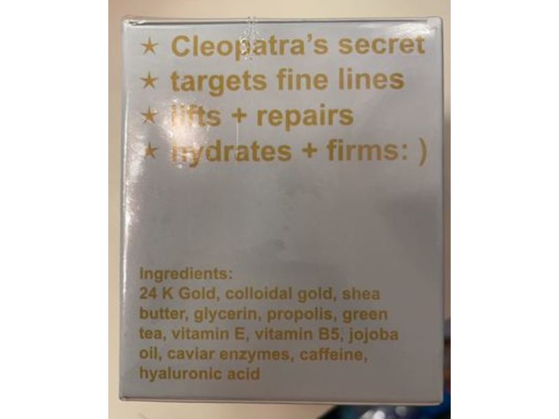 Trust MD 24 K Gold + Caviar Face Cream, 3 oz (90 mL)