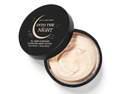 Bath & Body Works Into The Night Glowtion Body Butter, Shea Butter + Cocoa Butter, 6.5 oz/185 g