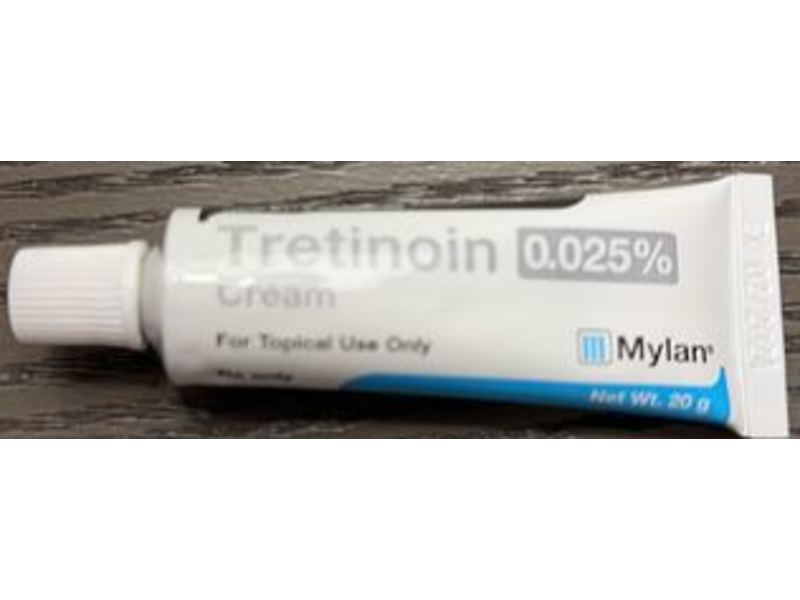 Tretinoin 0.025% Cream, 20 g Mylan, Inc. (RX)
