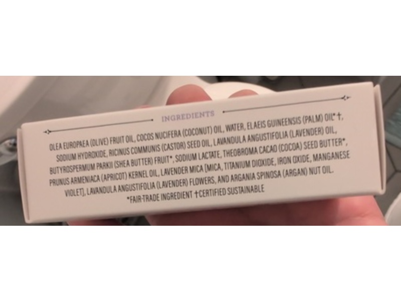 Spinster Sisters Co Bar Soap, Lavender, 4.5 oz/127.5 g