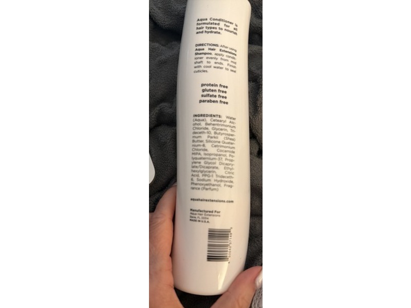 Aqua Hair Extensions Conditioner, 10.1 fl oz/300 mL