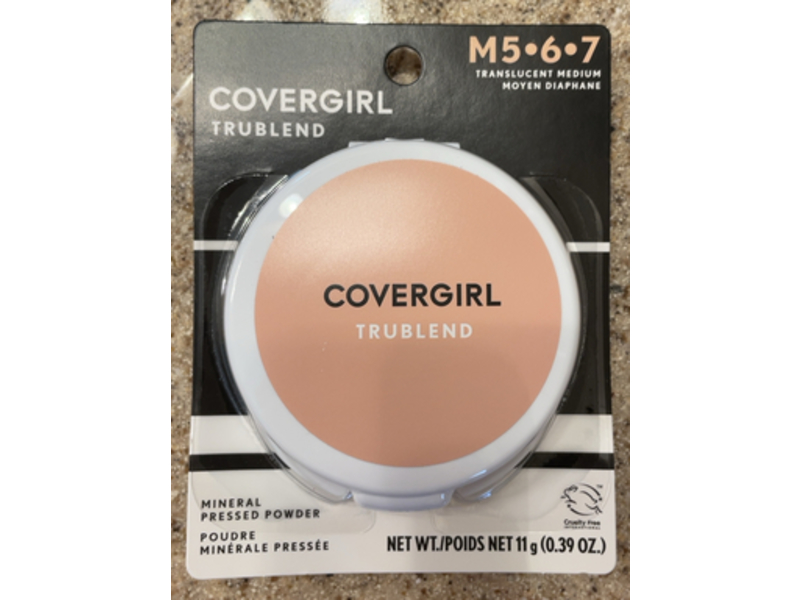 Covergirl Trublend Mineral Pressed Powder, Translucent Medium, 0.39 oz/11 g