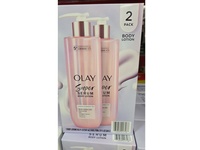 Olay Super Serum Body Lotion, Niacinamide, AHA, Collagen Peptide, Vitamin C & E, 18.5 fl oz/547 mL, Pack Of 2 - thumbnail 1