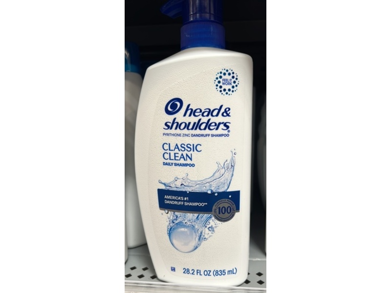 Head & Shoulders Classic Clean Daily Shampoo, 28.2 fl oz/835 mL