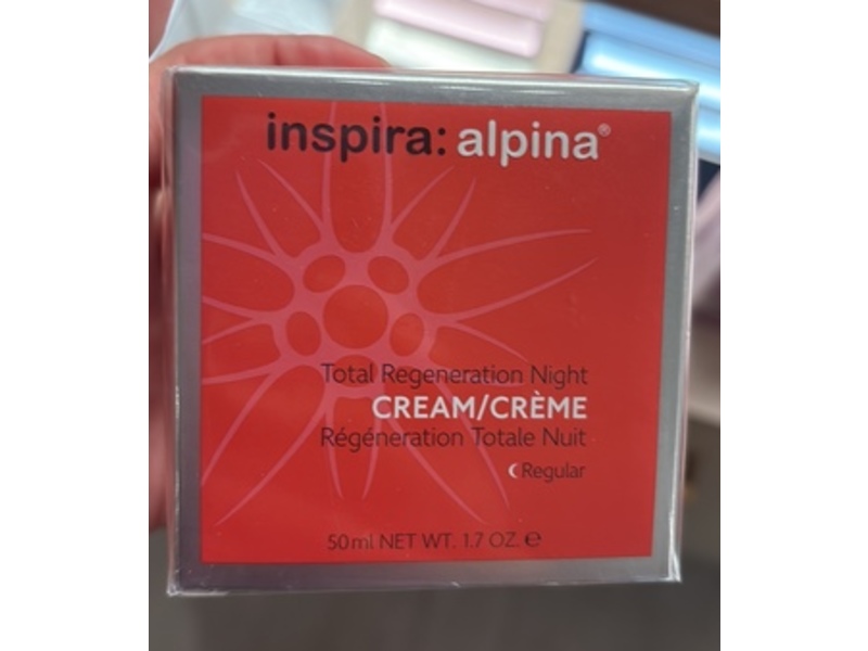 Inspira :Alpina Total Regeneration Night Cream, 1.7 oz/50 mL