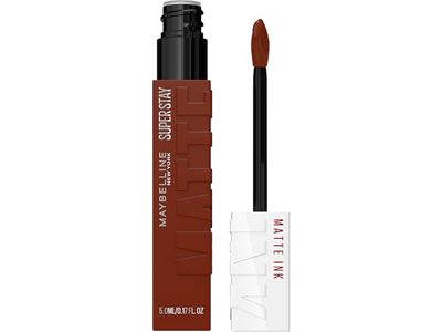Maybelline New York Super Stay Matte Lipstick, Renegade Intense Warm Brown, 0.17 fl oz/5.0 mL
