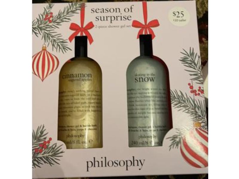Philosophy Season Of Surprise Shower Gel Set, Cinnamon, Snow