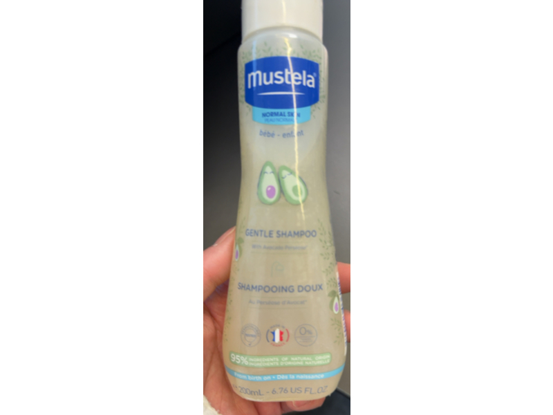 Mustela Baby Gentle Shampoo, Avocado, 6.76 fl oz/200 mL